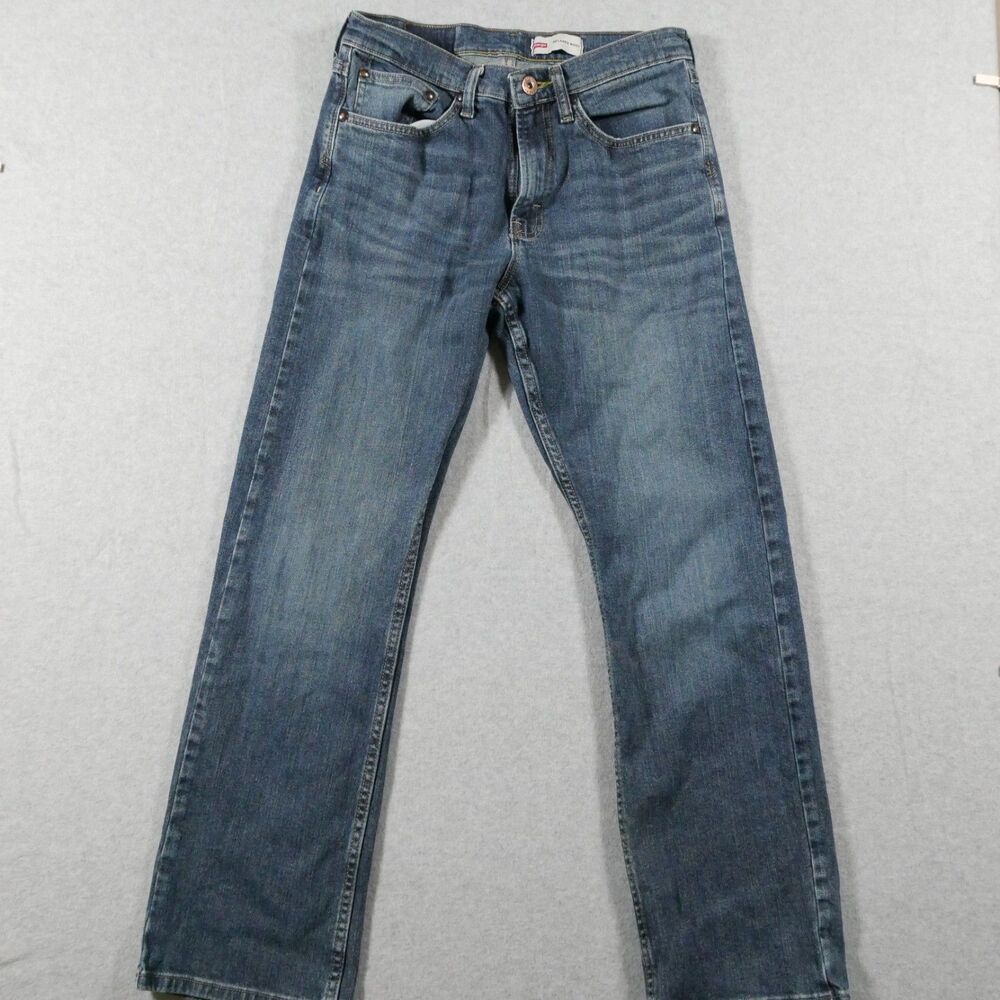 Wrangler Men's Retro Relaxed Boot Cut Blue Medium Wash Denim Jeans Sz 29x30